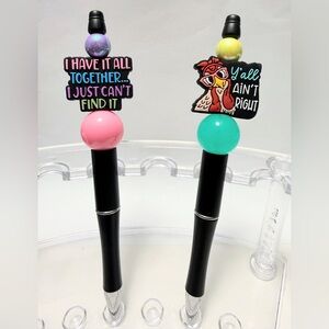 Colorful Novelty Pens with Fun Quotes